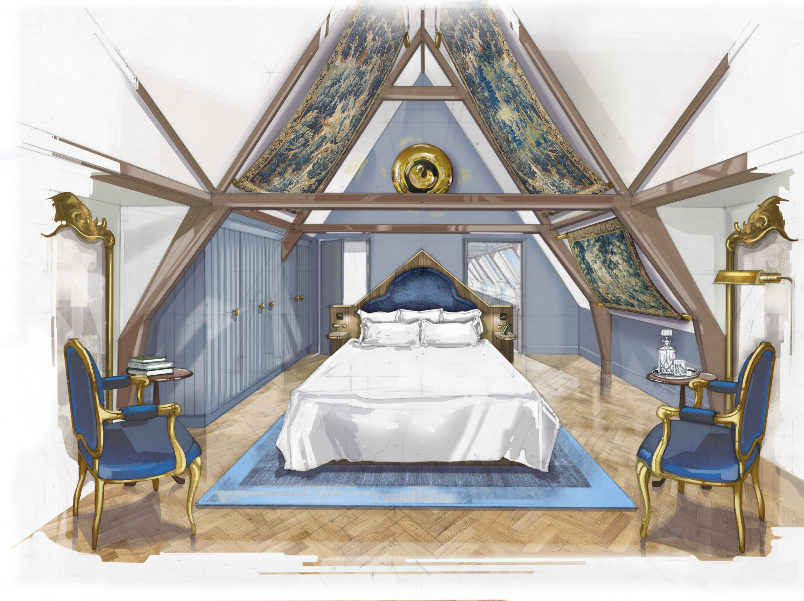 Merchant Suite - master bedroom