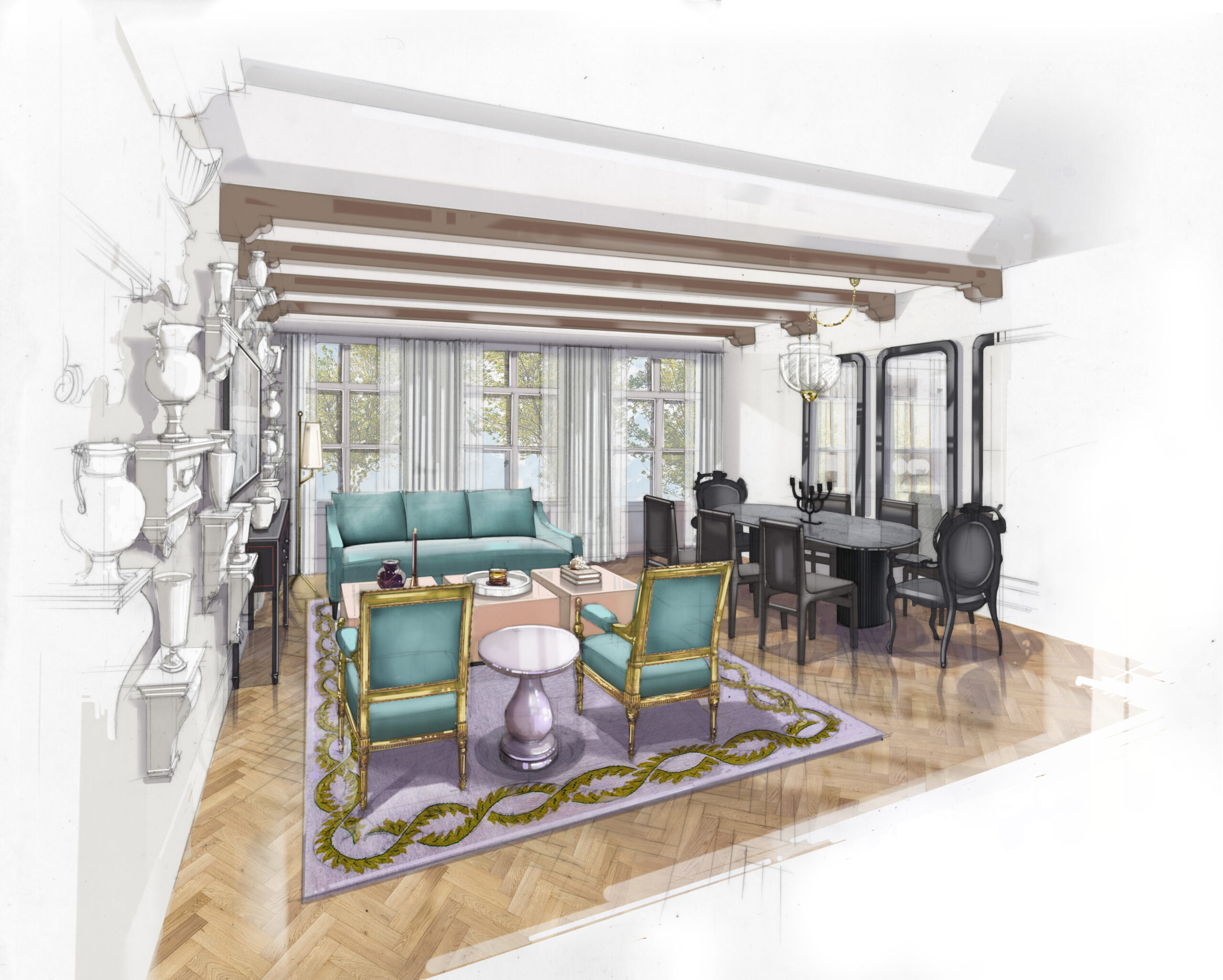 Merchant Suite - lounge