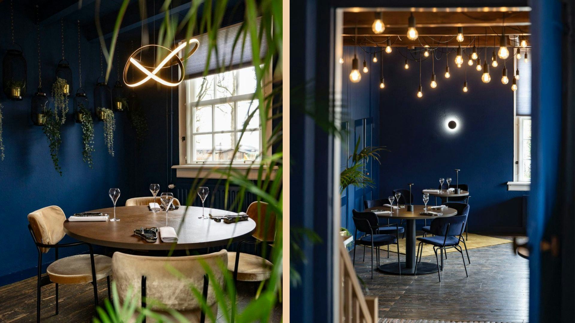 Binnenkijken bij vernieuwd restaurant De Koetsier: 'Eigentijds chic met Koninklijk blauw'