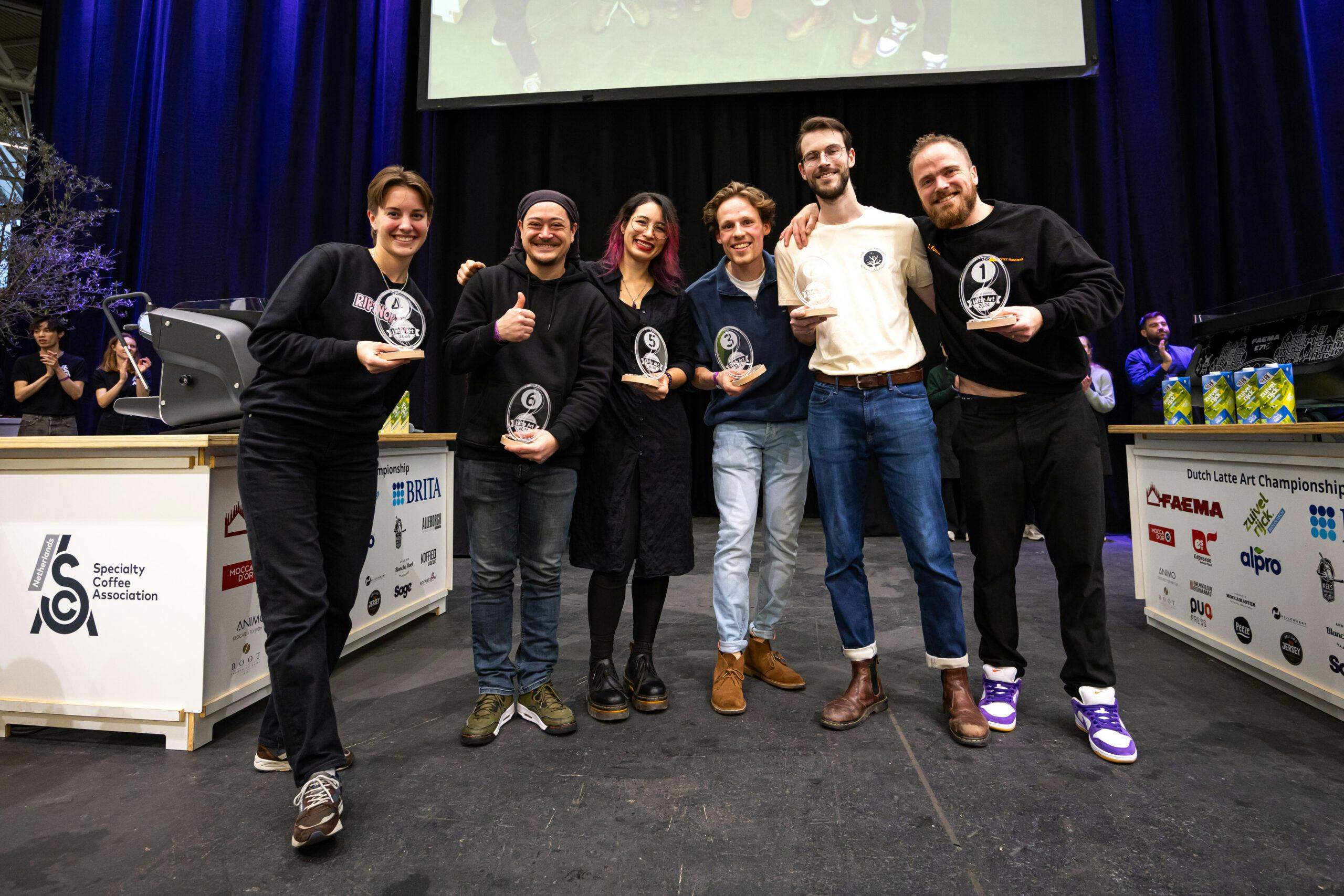 Alle finalisten van het Dutch Latte Art Championship 2024 - Sebastiaan Rozendaal