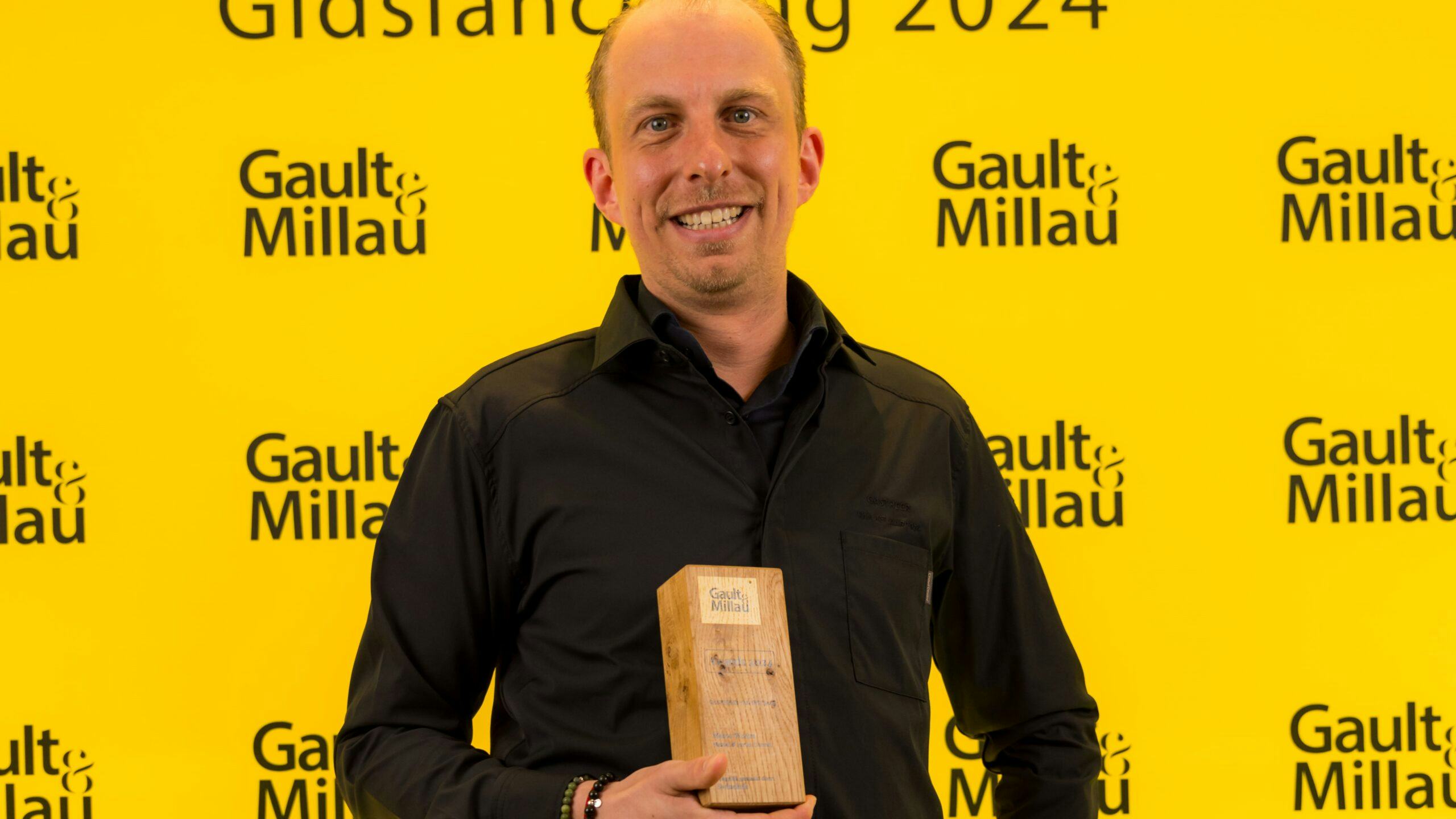 Marco Westra ontvangt Award voor Gastheer van het Jaar van Gault&Millau