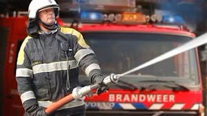Brandweer blust een kleine brand bij restaurant Ubica Utrecht
