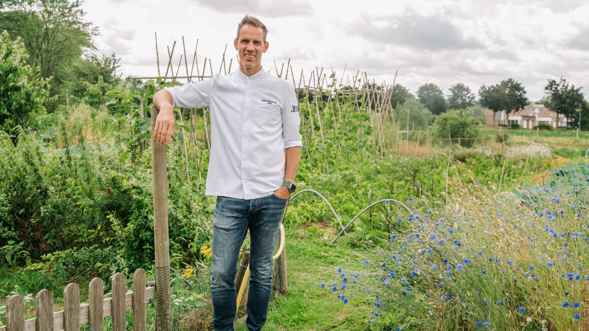 Edwin Soumang chef van restaurant One* in Roermond.