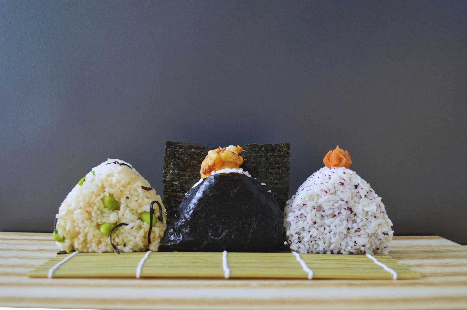 Verschillende onigiri