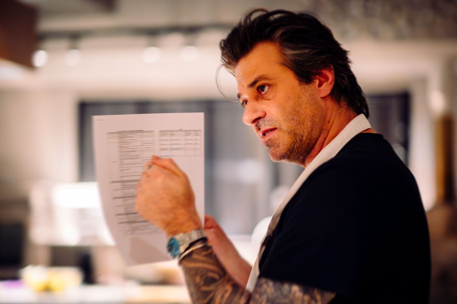 Sergio Herman in zijn nieuwe zaak (bron PrivéPrivée)