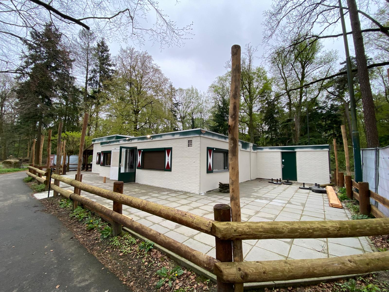 Het paviljoen in het Philips de Jonghpark in Eindhoven
