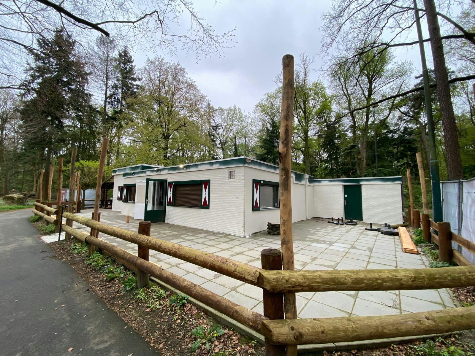 Het paviljoen in het Philips de Jonghpark in Eindhoven