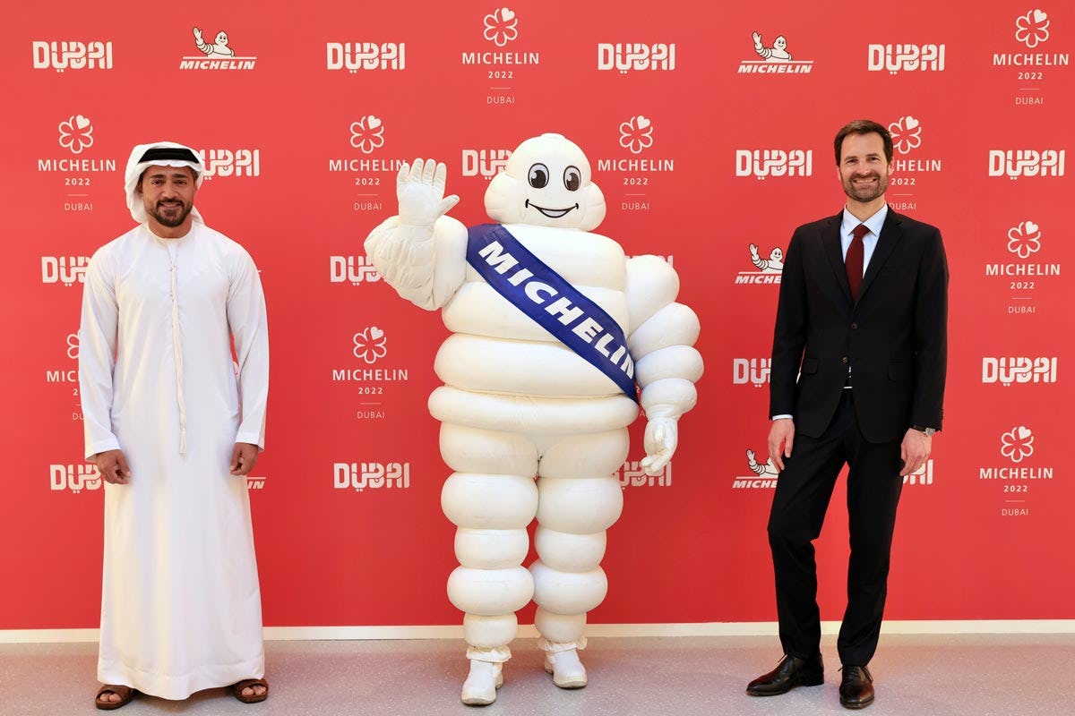 The uitreiking van Michelin in Dubai (bron: Michelin)