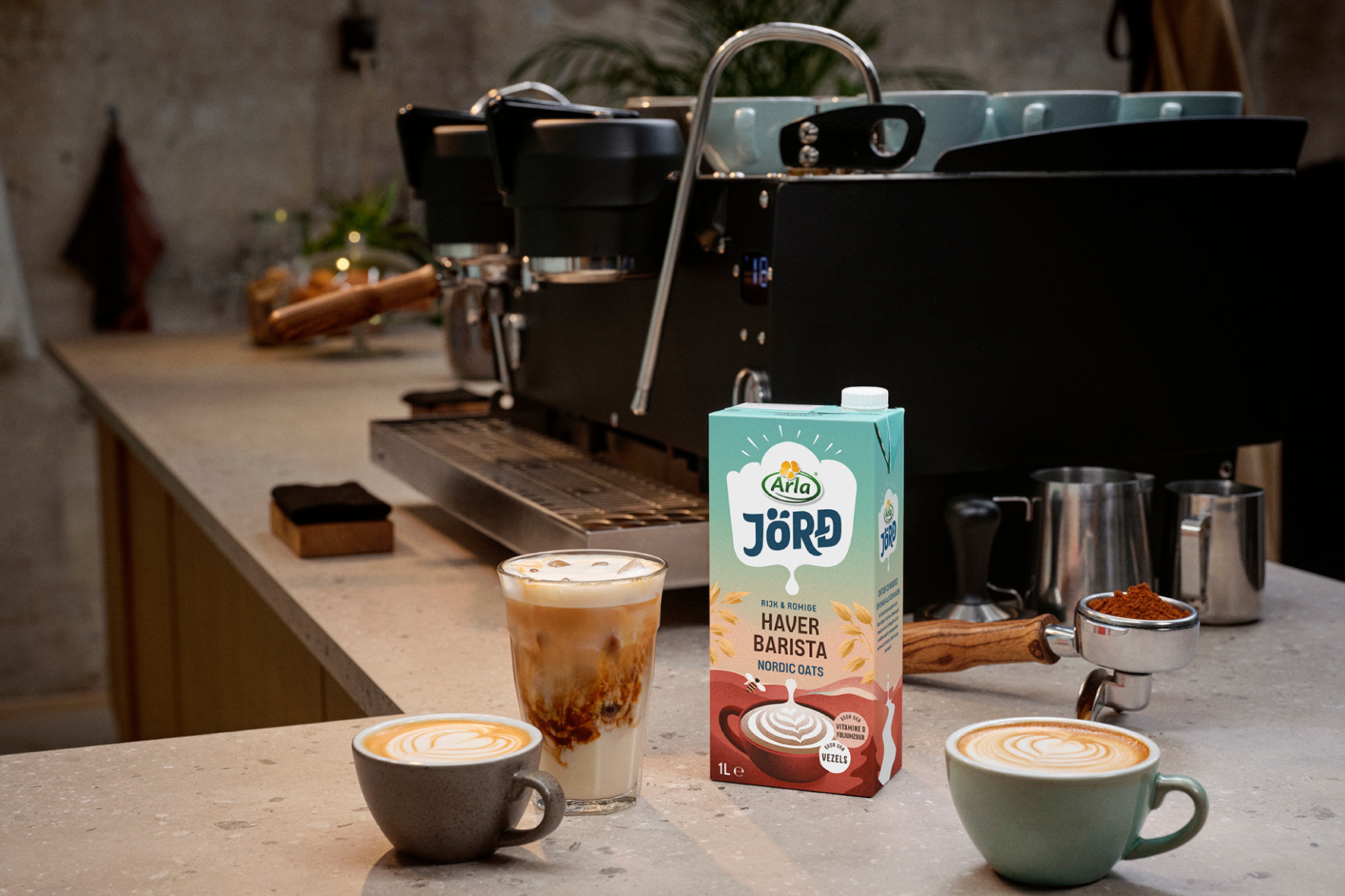 Arla Jörd Haver Barista: 'Je favoriete koffie in een plantaardige variant'
