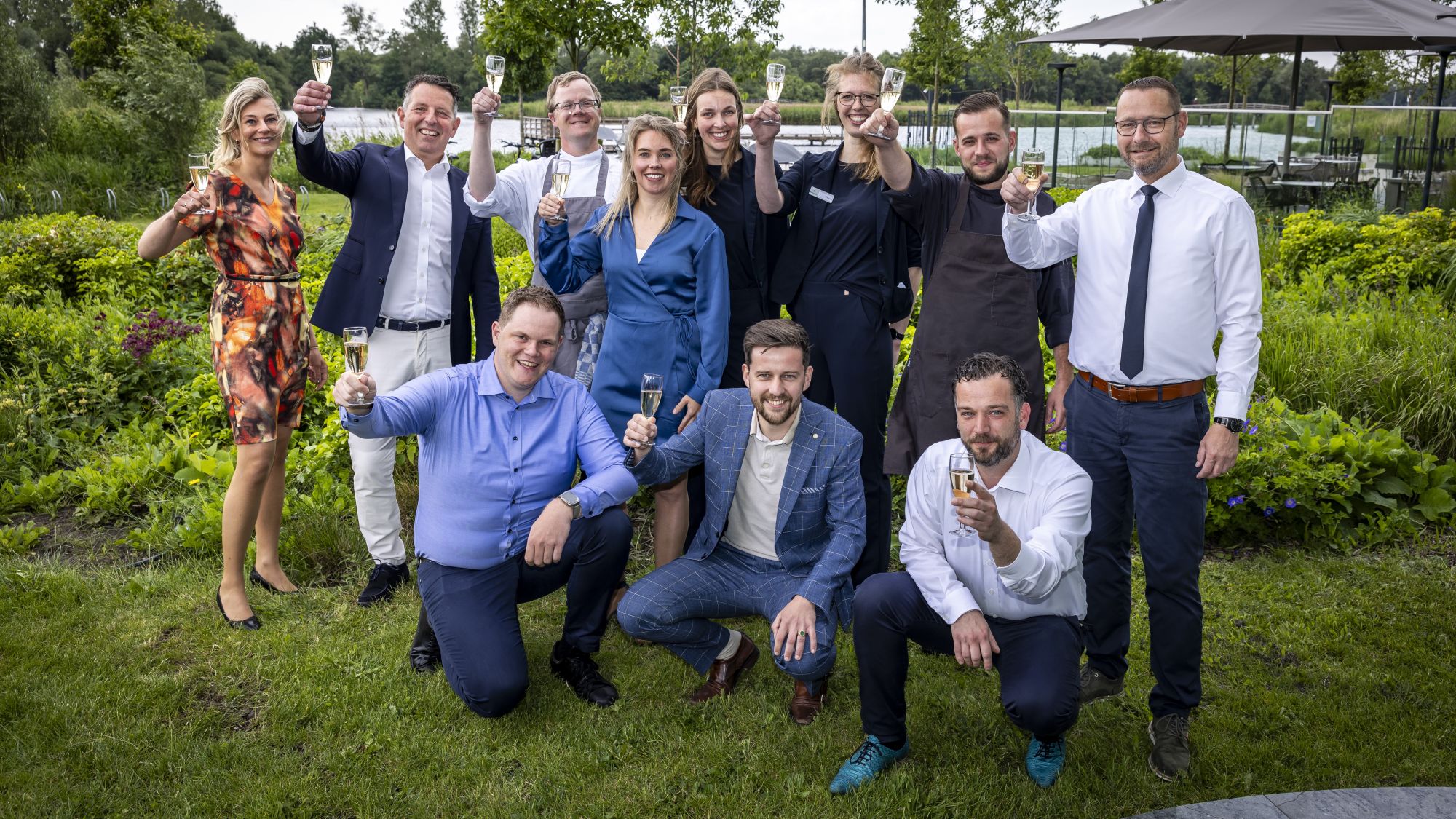 Het managementteam van Flonk Hotel.