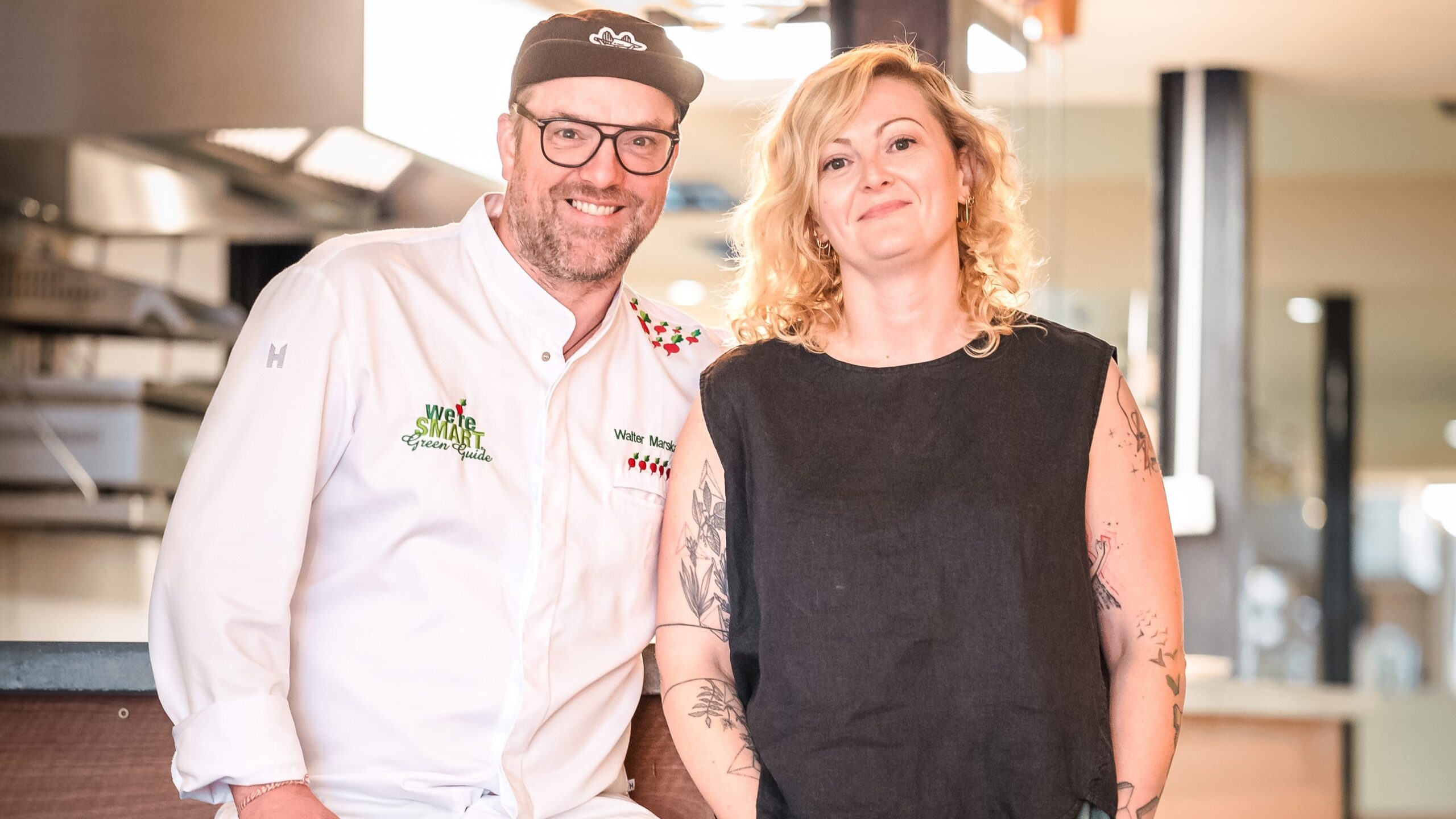 Chef Walter Marskamp en sommelier Sally Mitchell van Yerba
