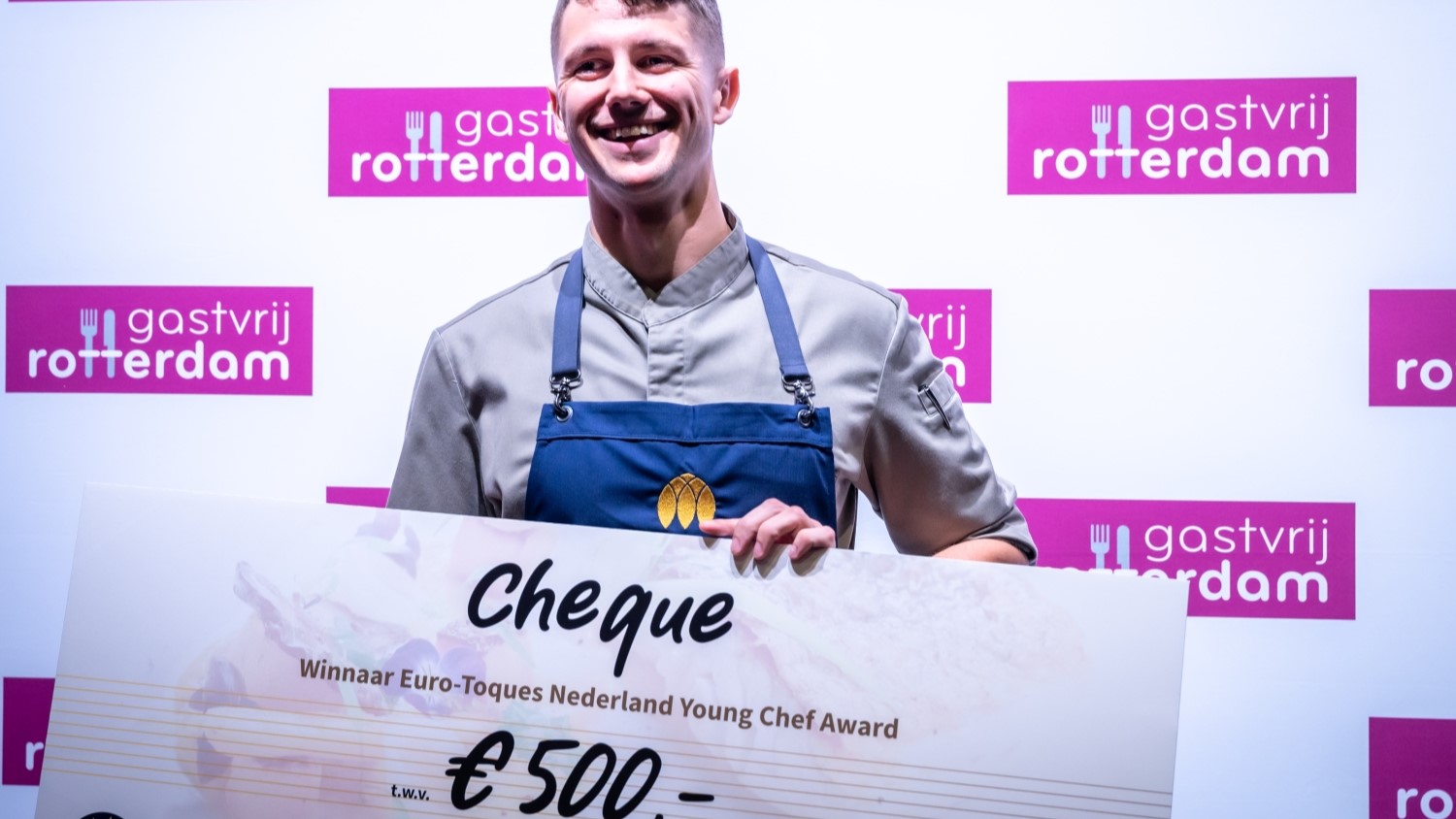 Zes kandidaten in finale van Jonge Keukenhelden en Het Glazen Kalf tijdens Gastvrij Rotterdam