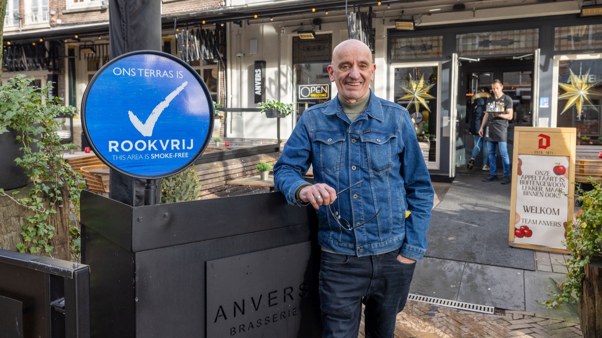 Rob Michielsen kiest voor rookvrij terras 