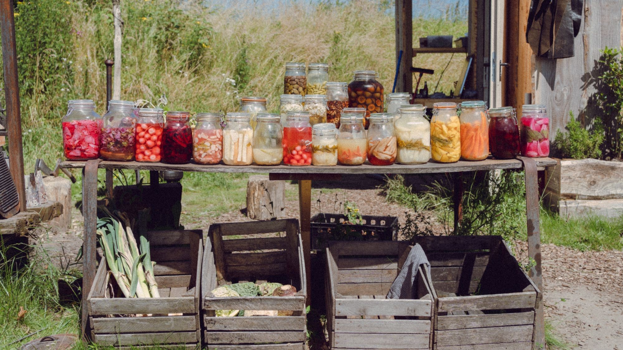 Gefermenteerde groenten van restaurant Bohiem.