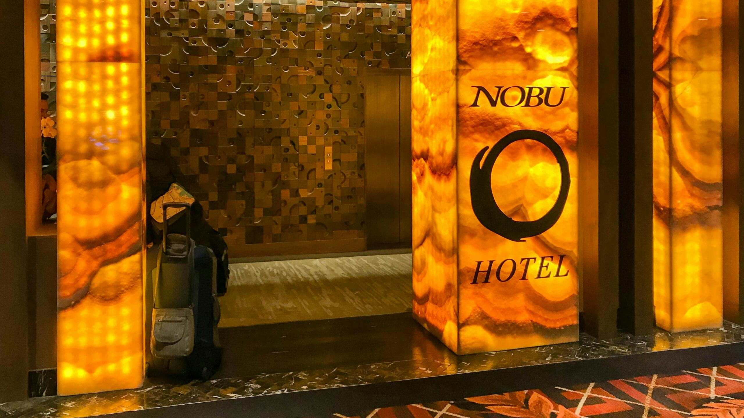 Ingang van het Nobu Hotel in Caesars Palace Resort and Hotel in Las Vegas.