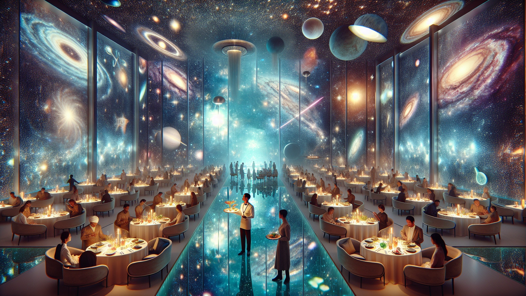 Virtueel restaurant.