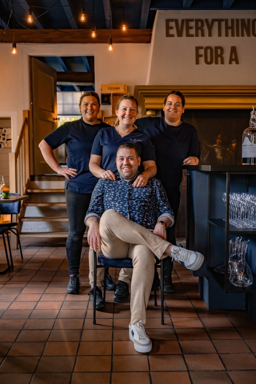 Het team van Bistro de Koetsier. Foto-credits: Peter Hermeling, Bluemonque Creatives