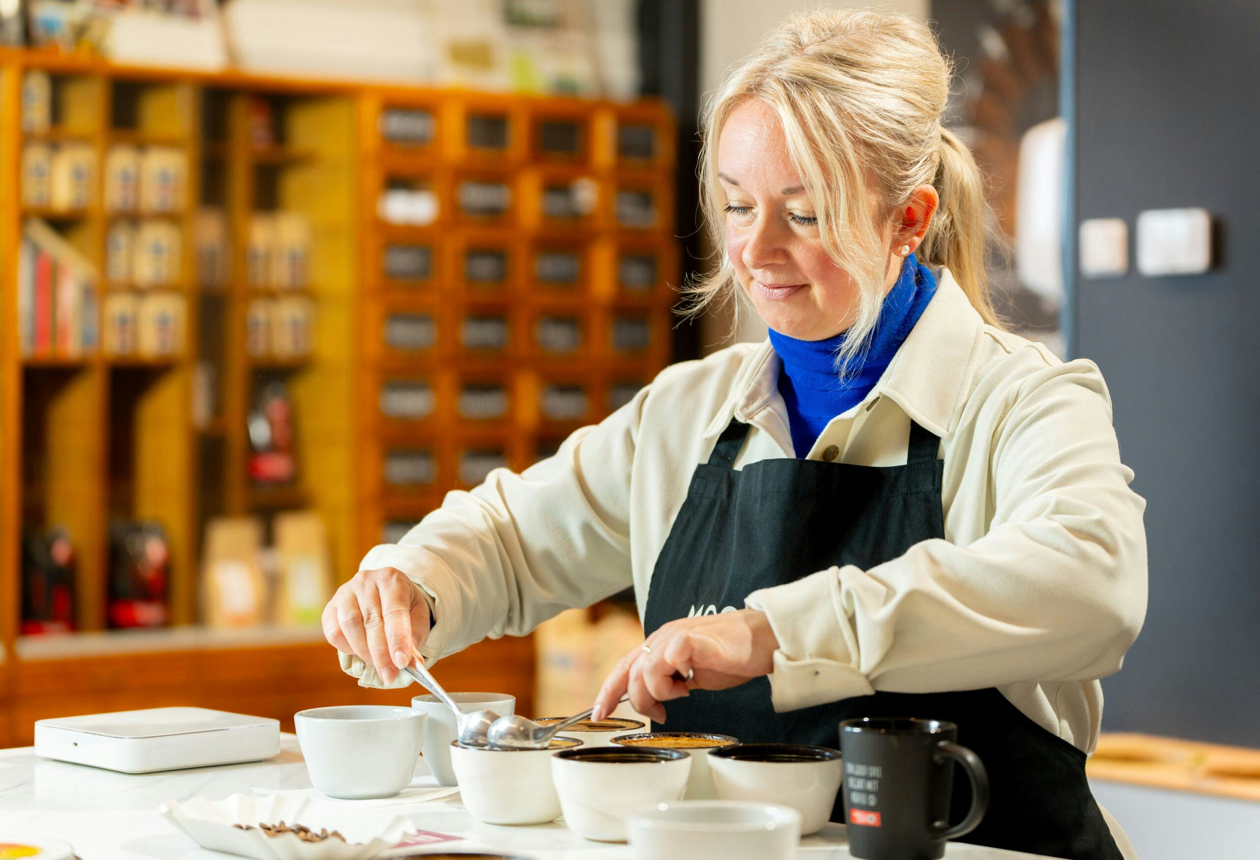 Judith Konsten: 'Onze klanten kunnen erop vertrouwen dat de koffie die ze bij ons inkopen altijd consistent is.'