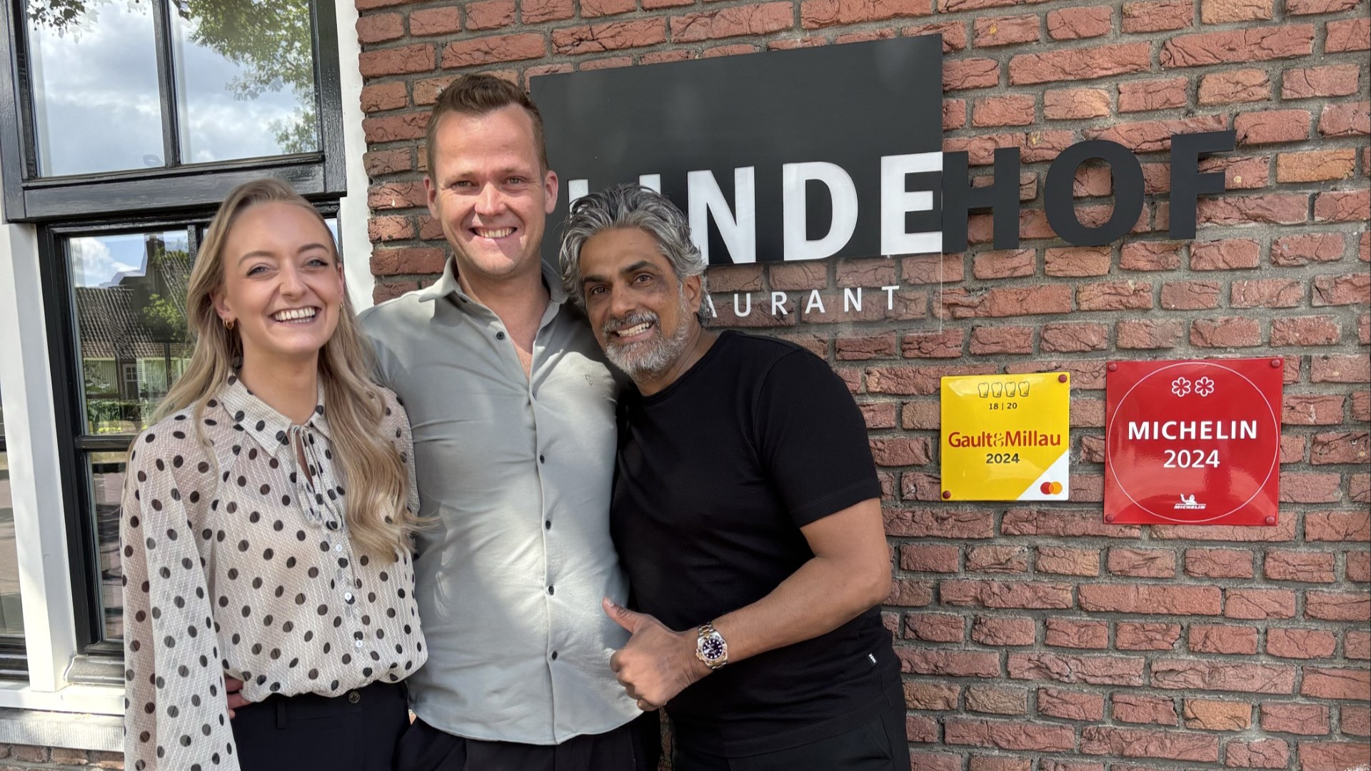 Tessa van de Wouw, Bram Venhorst en Soenil Bahadoer.