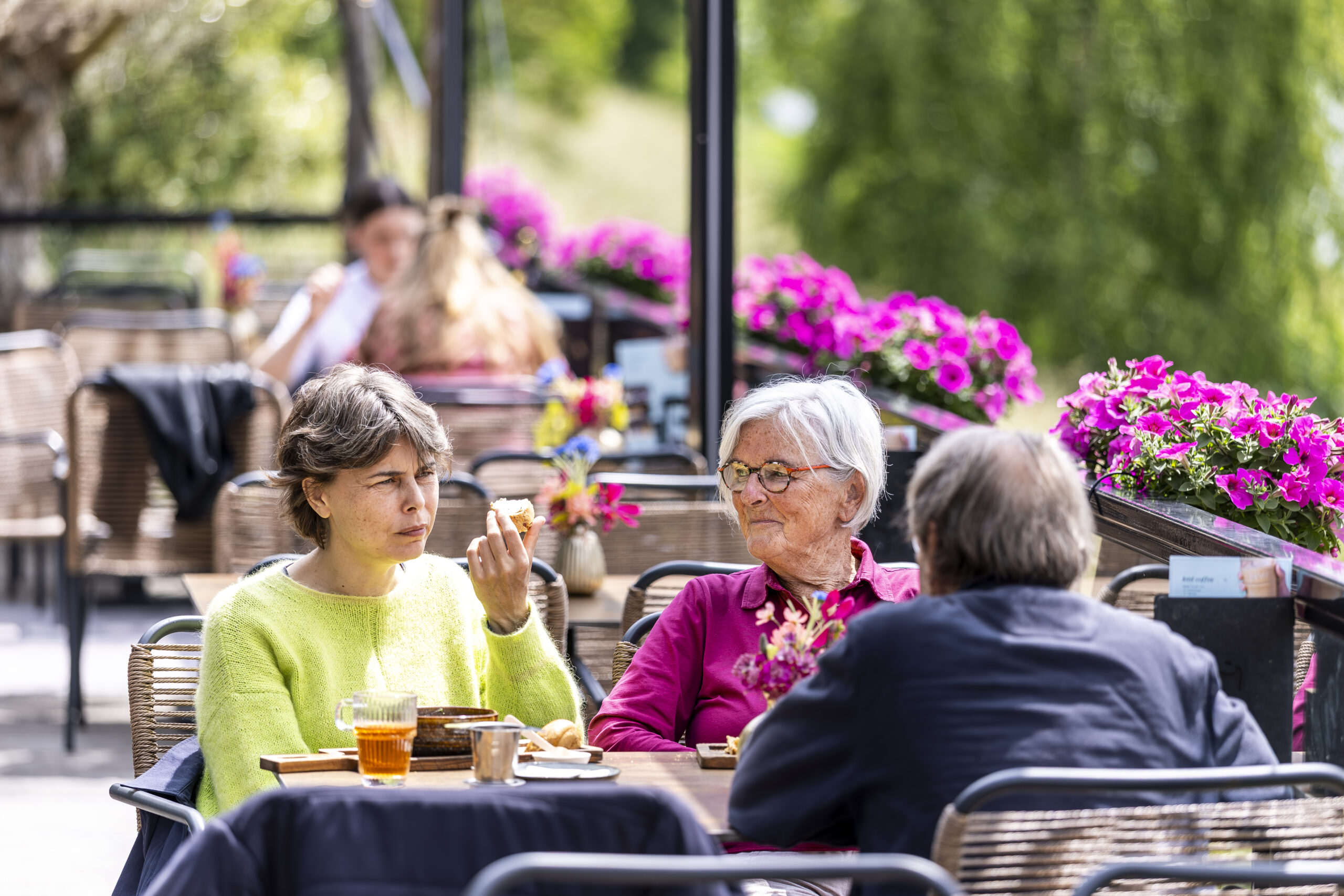 Terras van De Troubadour in Hardenberg. Foto: Marcel van Hoorn.