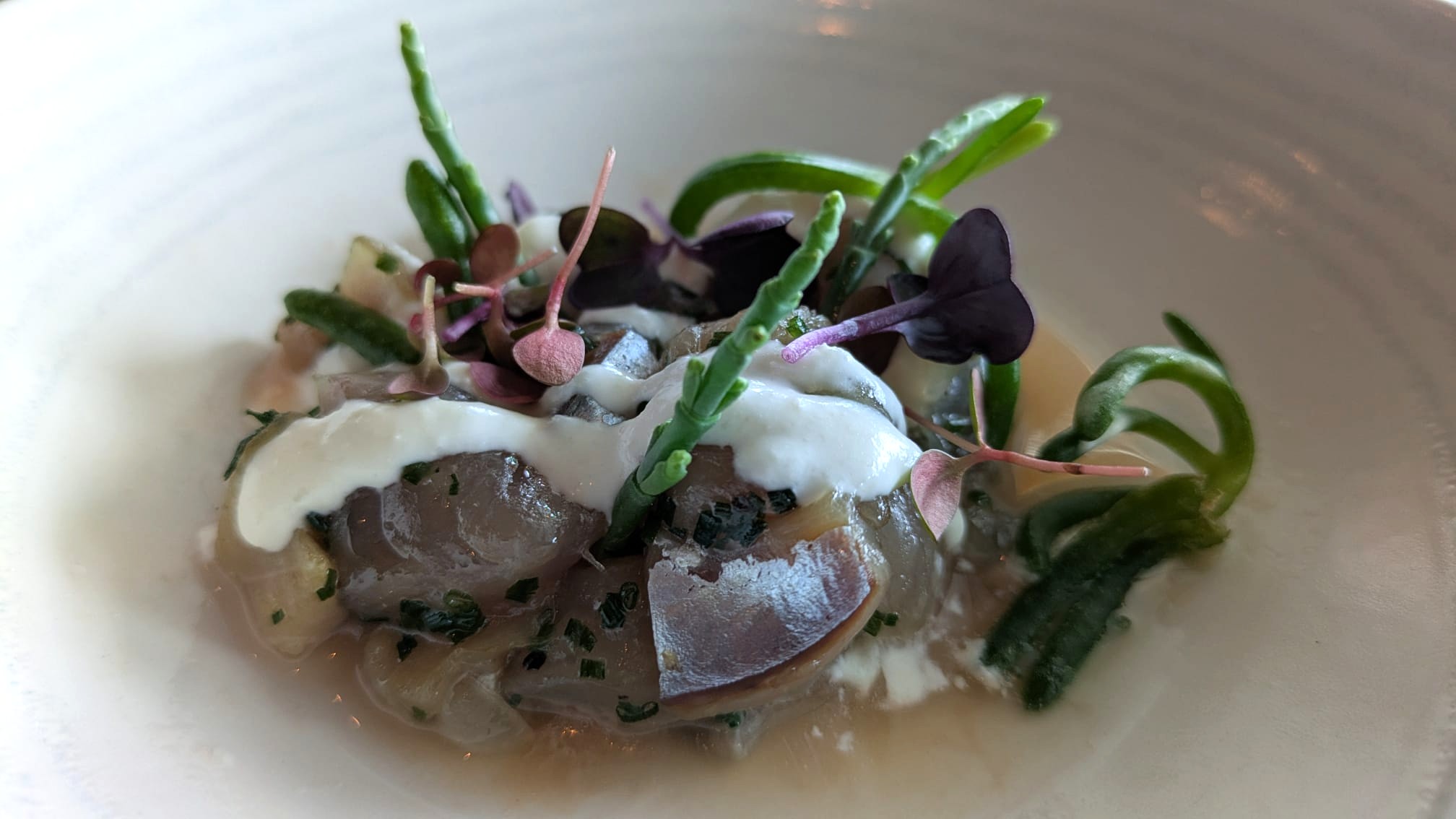 Mackerel, tomato & horseradish