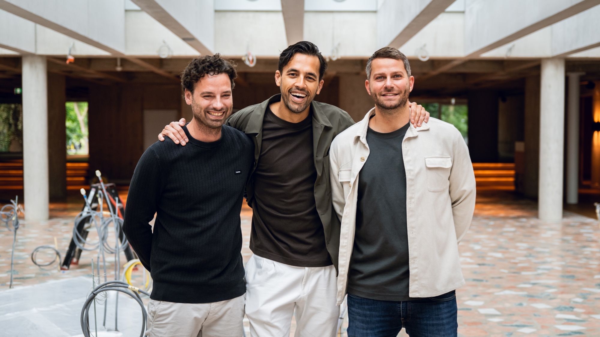 Joey Matahelumual, Niek Petersen en Joeri Salet