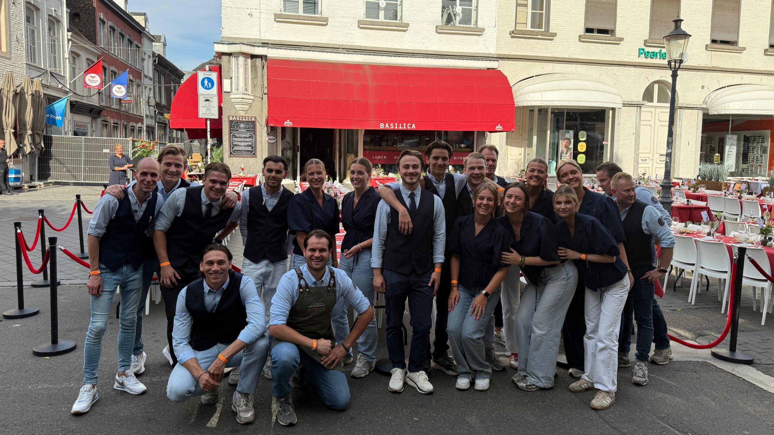 Het team van restaurant Basilica