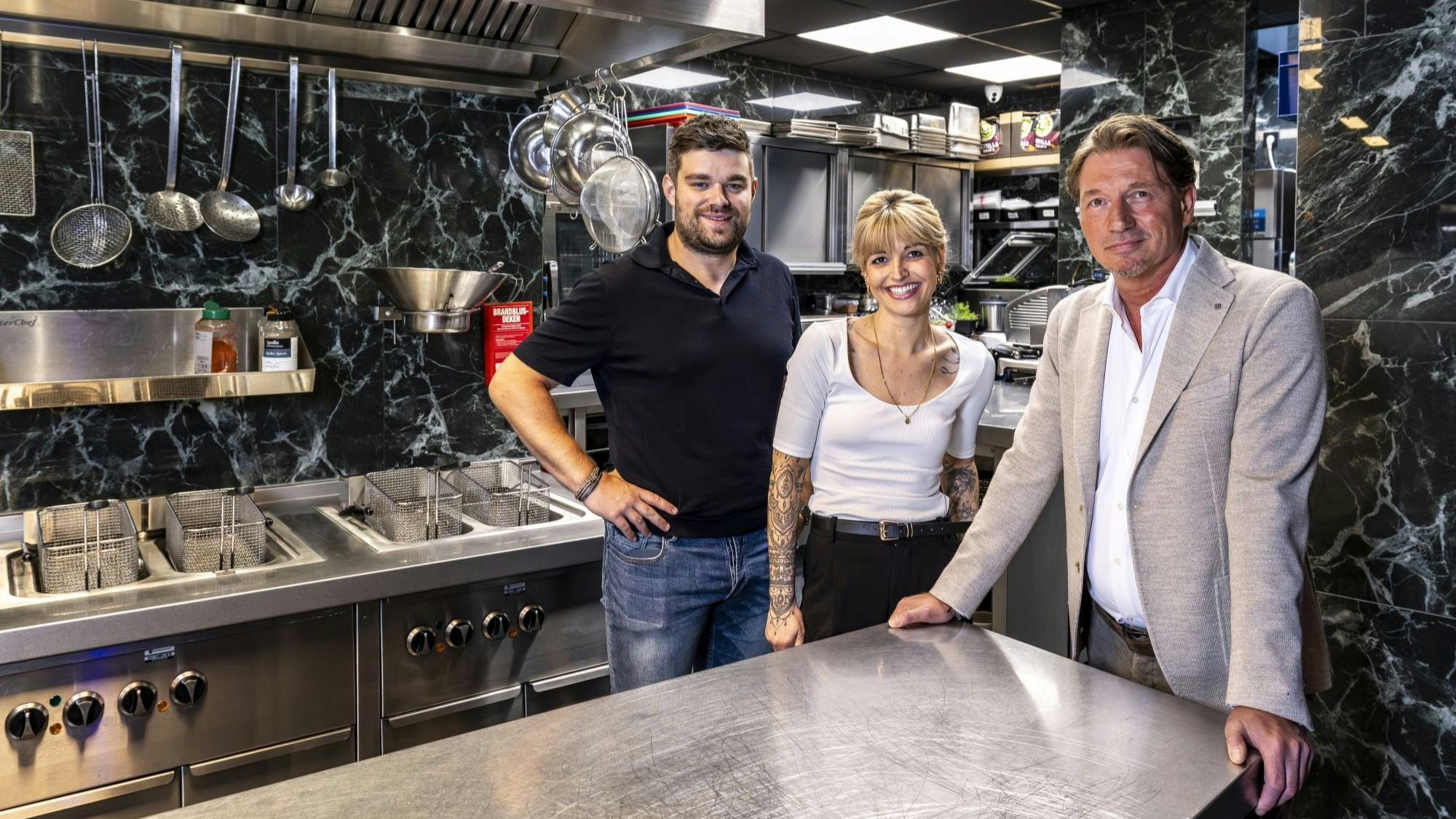 Sven Otten, Denise Brandenburg en Edwin Smeets.