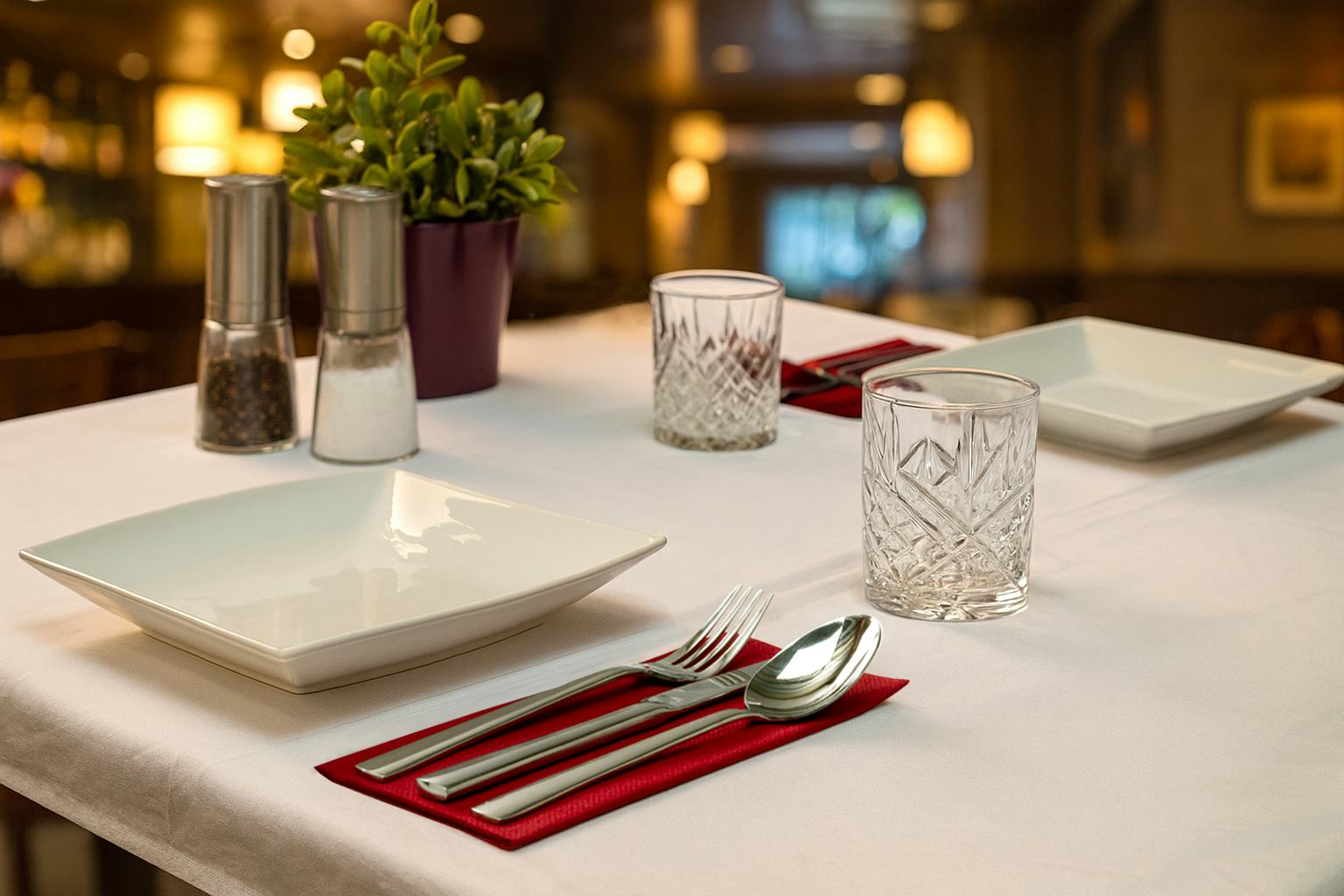 Het servet dat linnen naar de kroon steekt