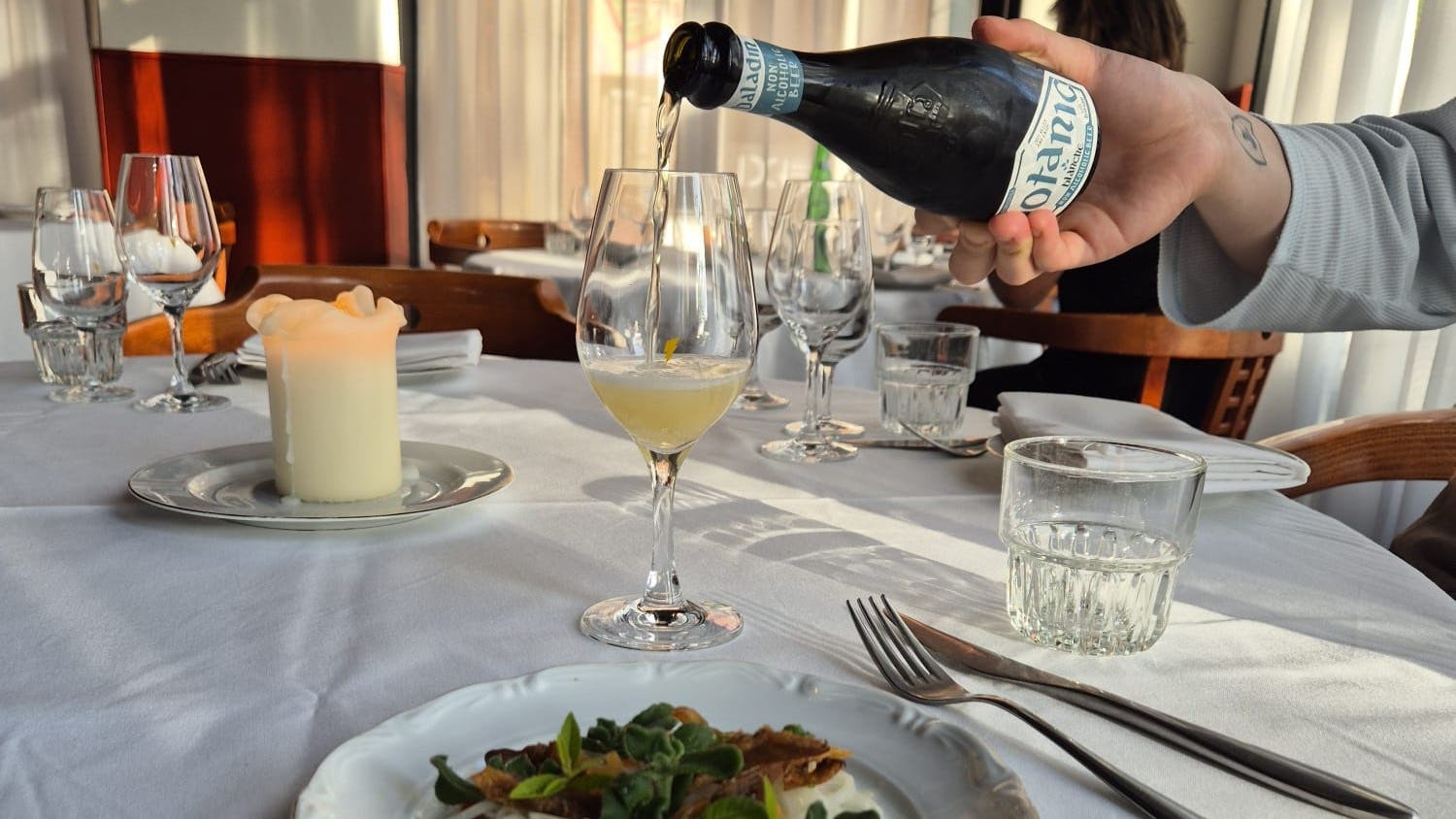 Pairing met Botanic blanche 0.0 bij Restaurant Feu
