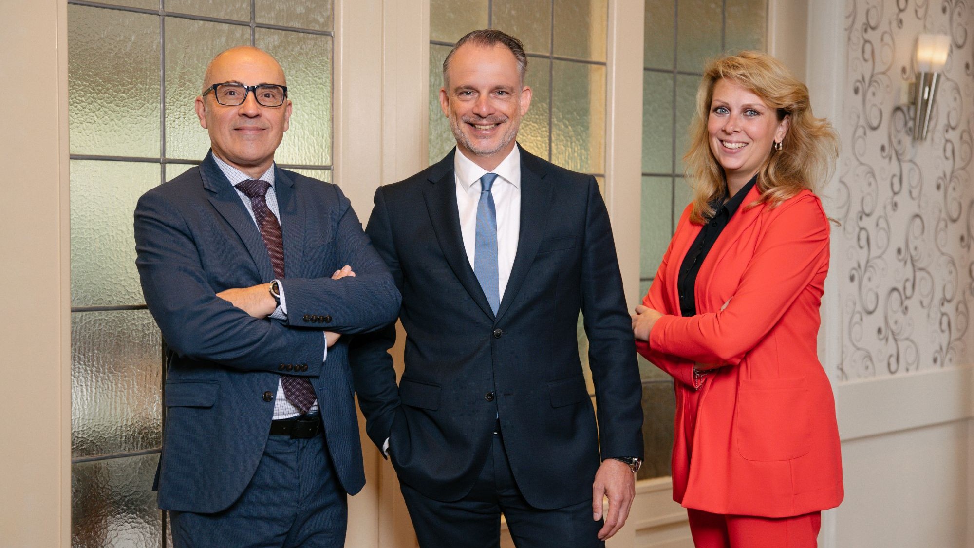 Joris Rietveld (ceo), Peter van Berkel (cfo) en Leila Hulshof (coo).
