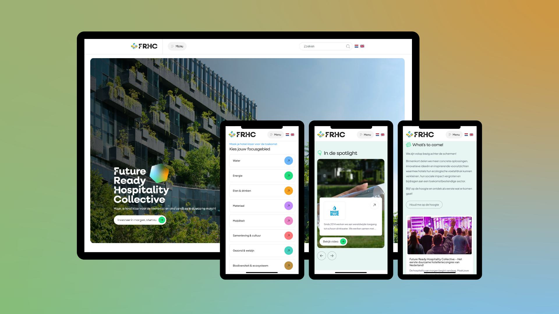 Verduurzamingsplatform Future Ready Hospitality Collective gelanceerd