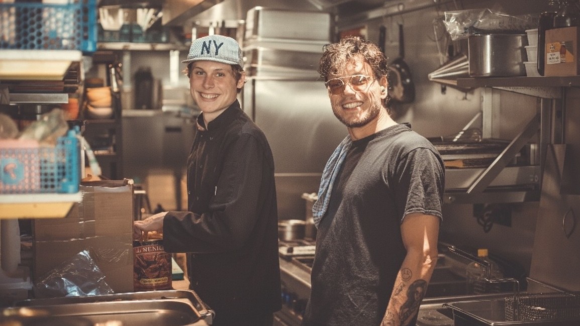 Kane en Jeroen Lens van restaurant Local Dealer Amsterdam