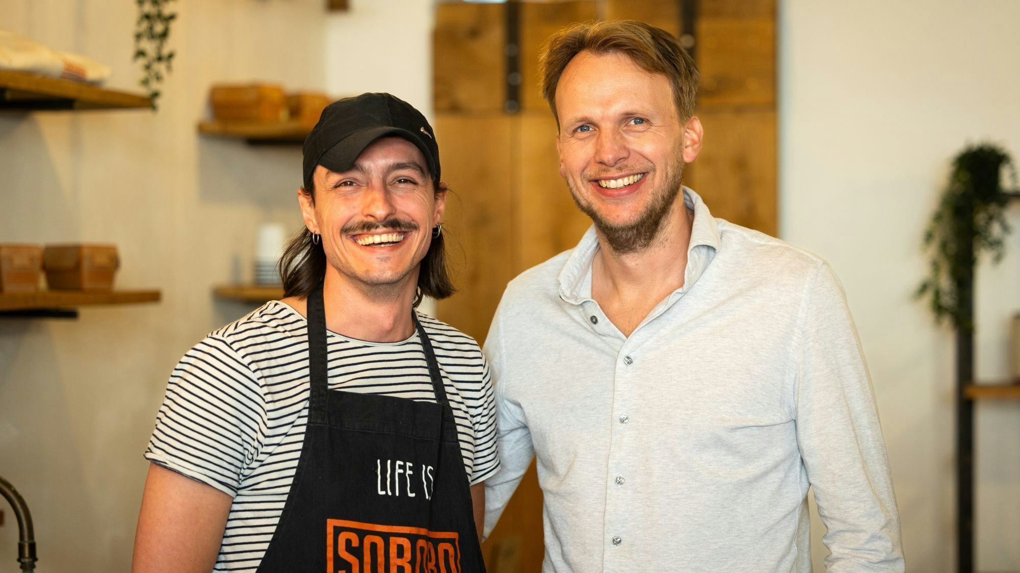 Joost Zwart en Bob Dolphijn.