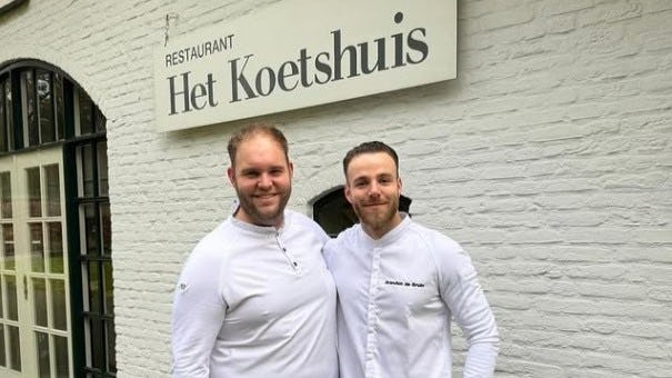 Brandon de Bruin is de nieuwe chef van Het Koetshuis in Bennekom
