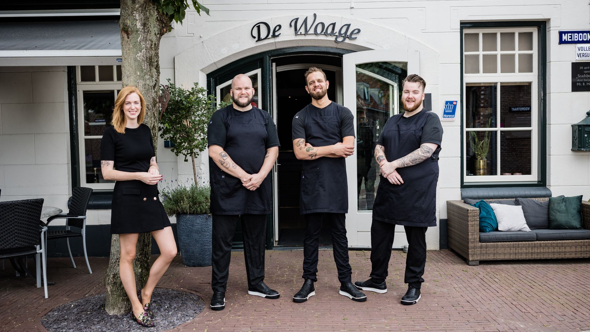 De eigenaren van De Woage op een rij.