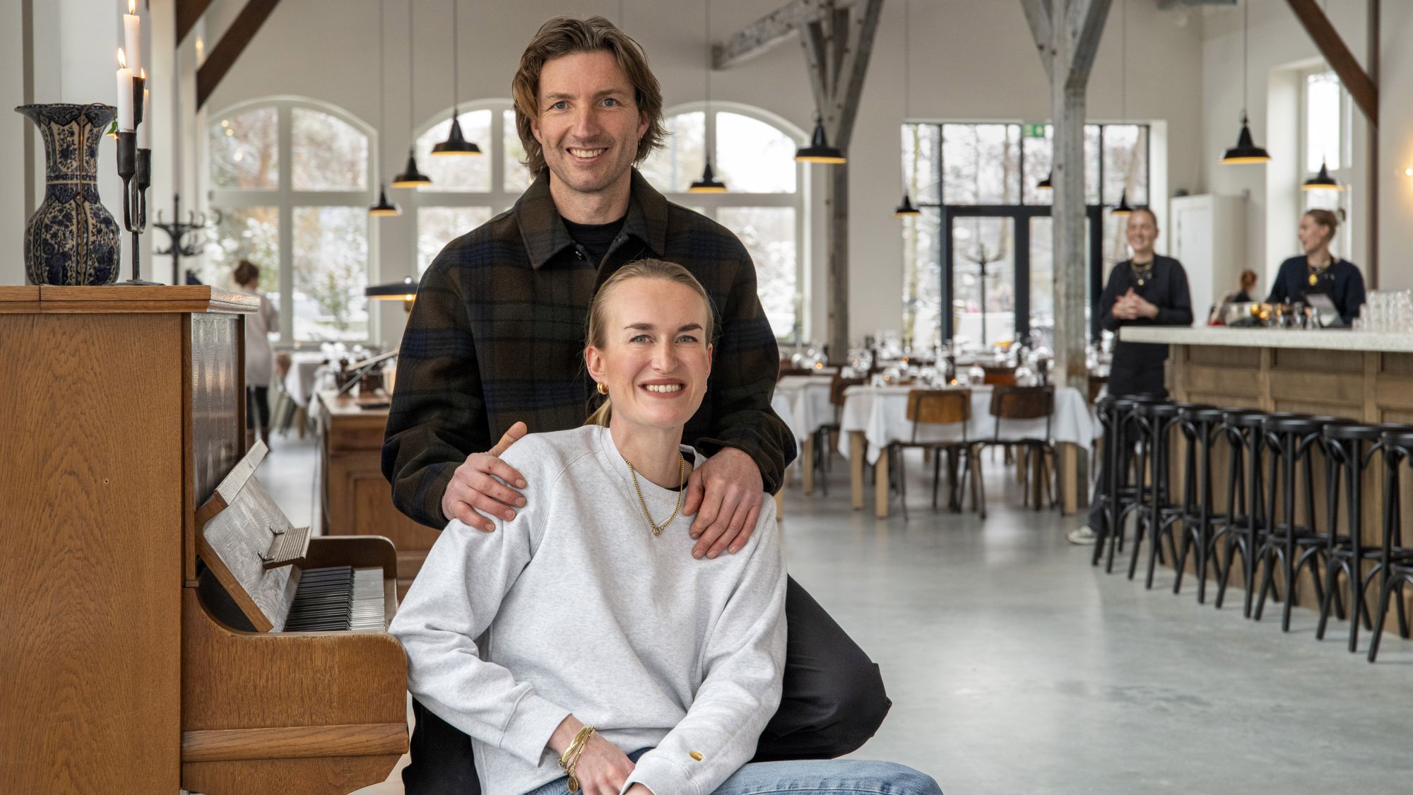 Sanne van Brunschot en Willem van der Eerden.