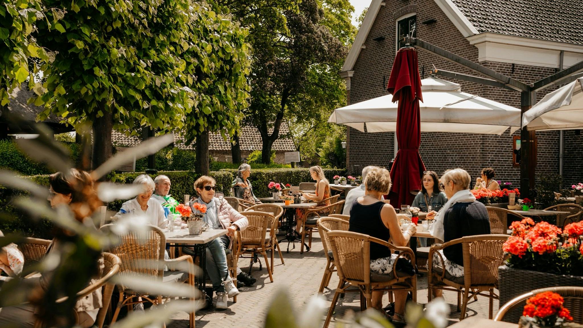 Het terras van De Hooiberg