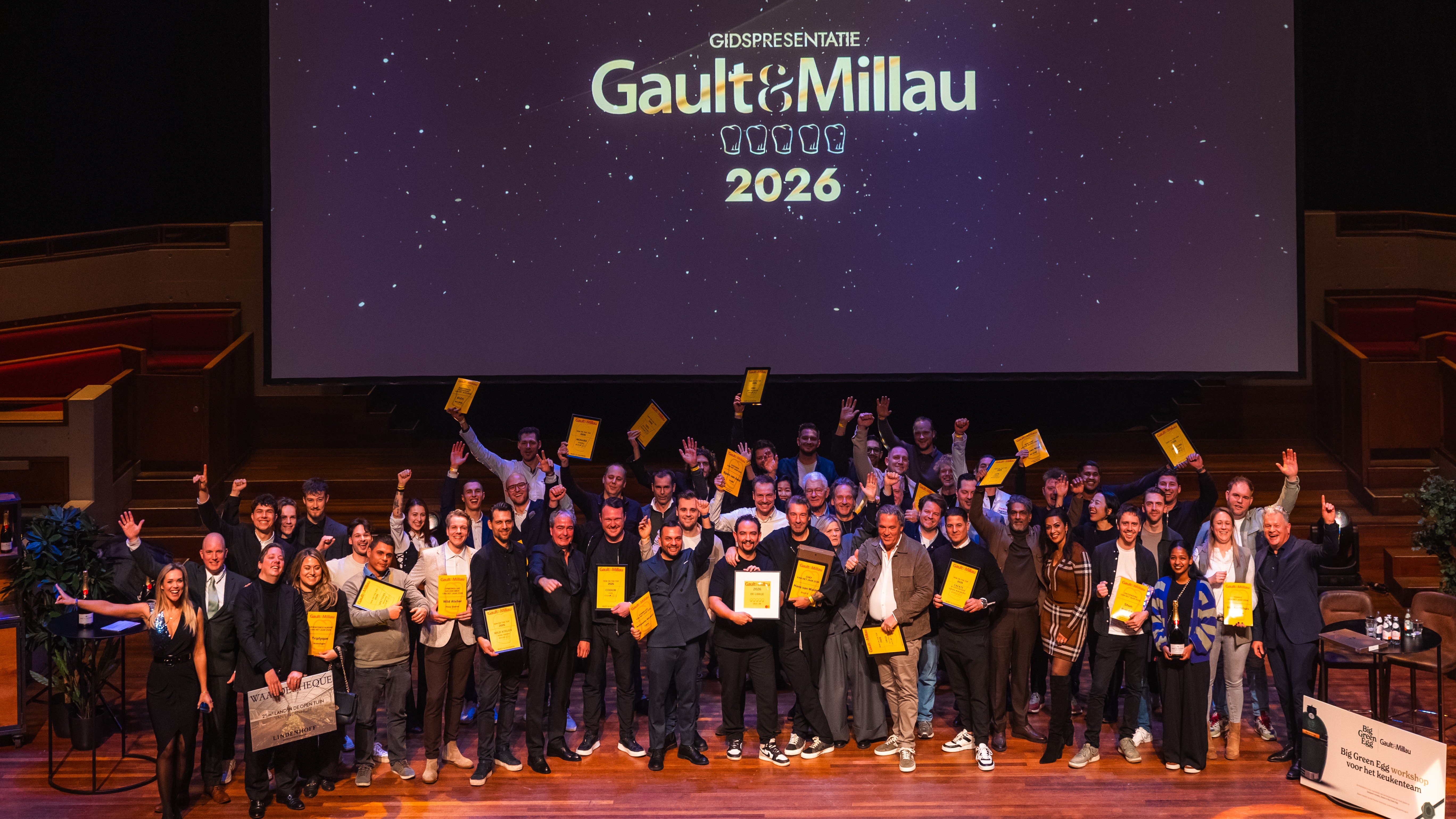 De gidslancering van Gault&Millau (foto: Krijn van der Lugt)