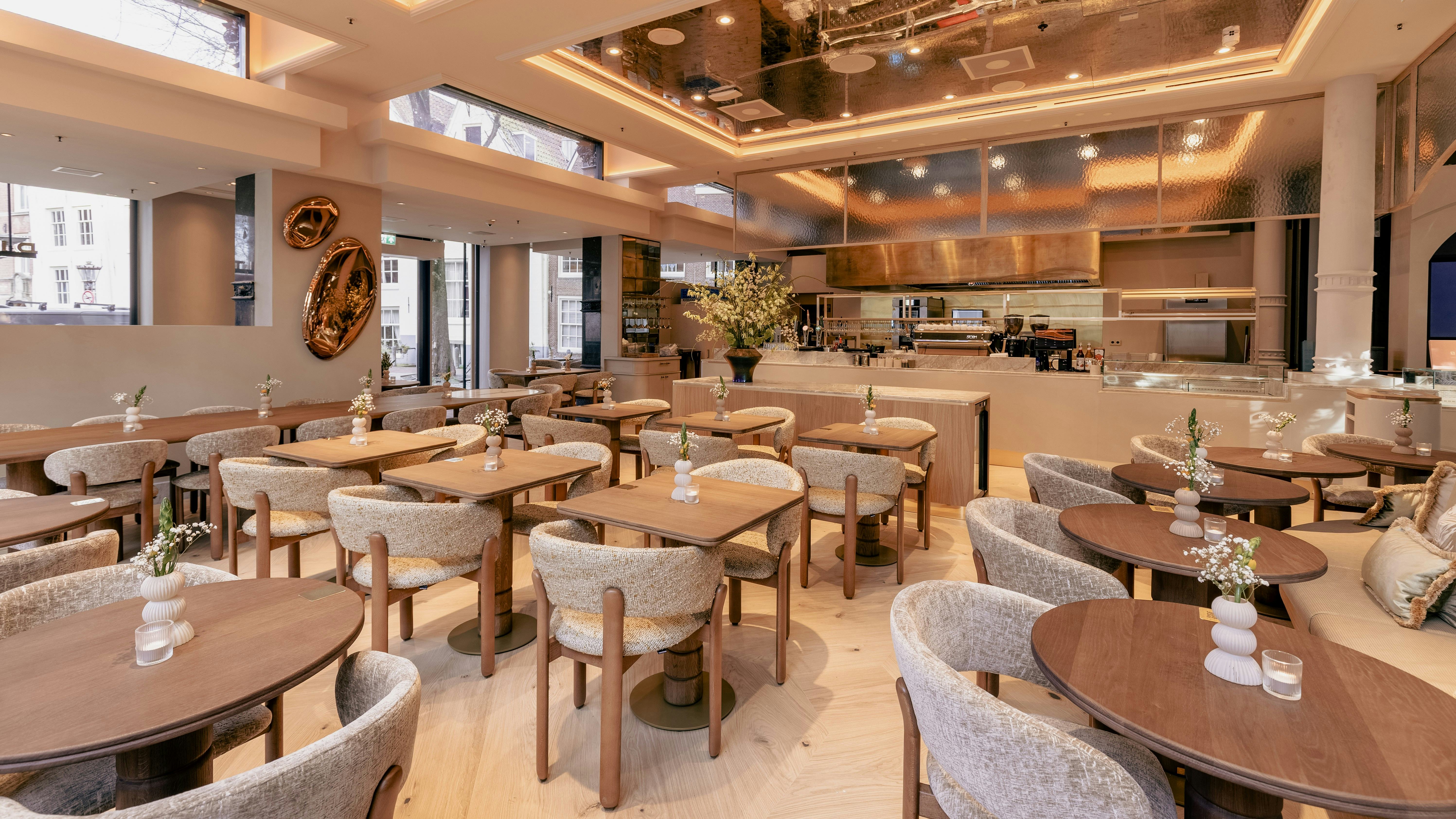 Het nieuwe café in de Rituals flagshipstore in Amsterdam