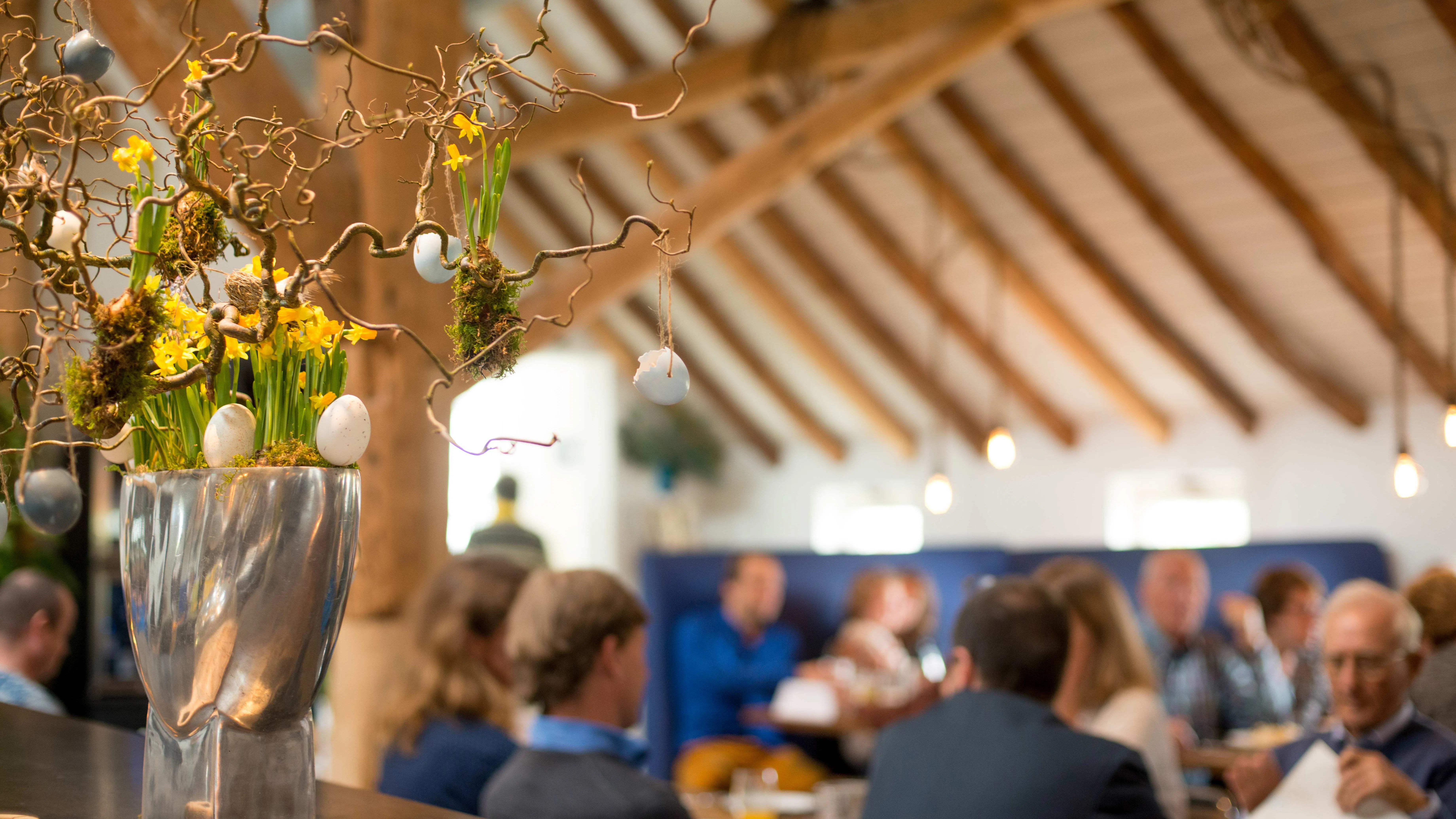 Paasbrunch bij restaurant Vroeg in Bunnik.