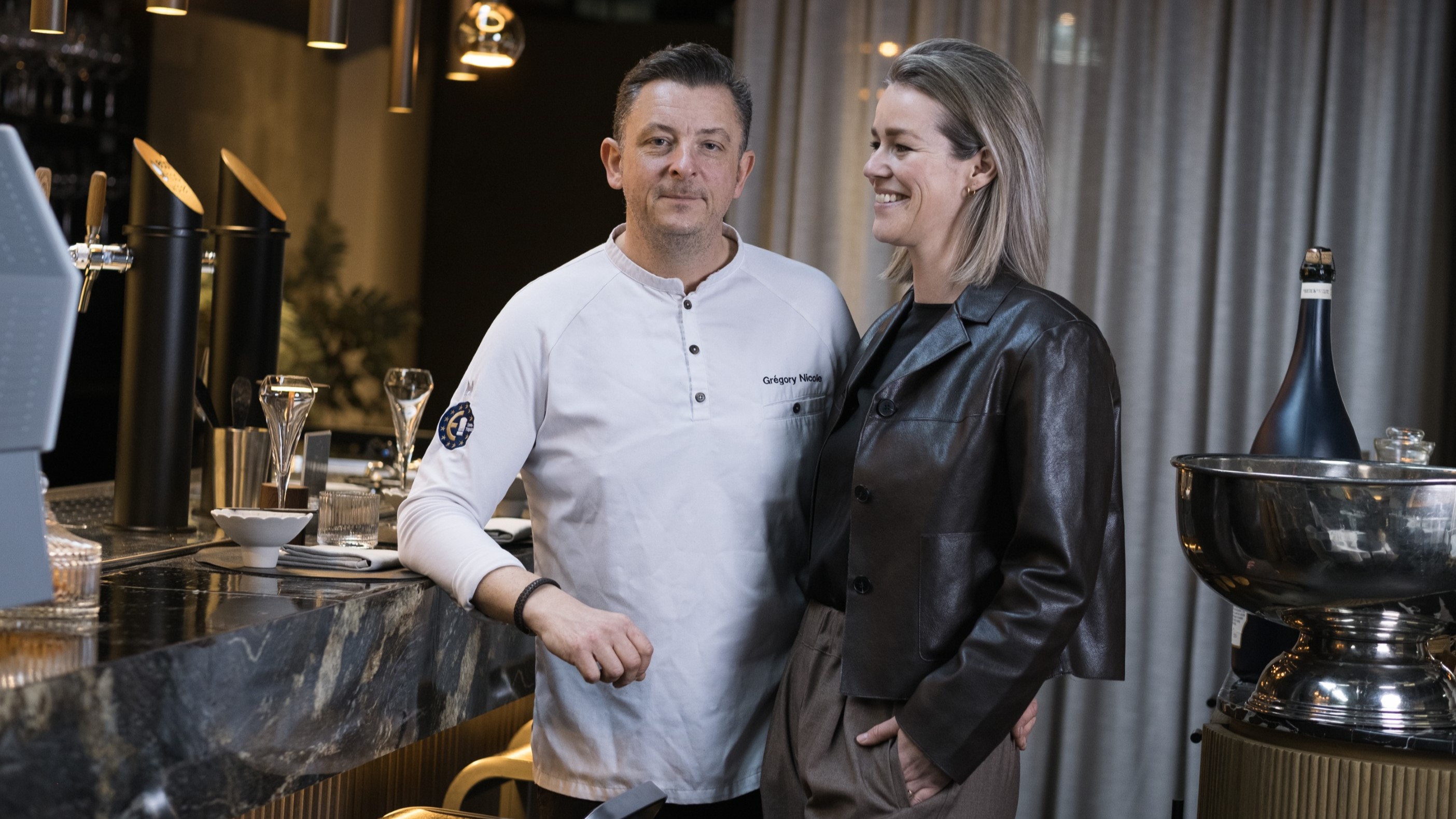 Grégory & Lieke Nicole-Creemers van Norra in Bilthoven (foto: Iwan Rutjes)