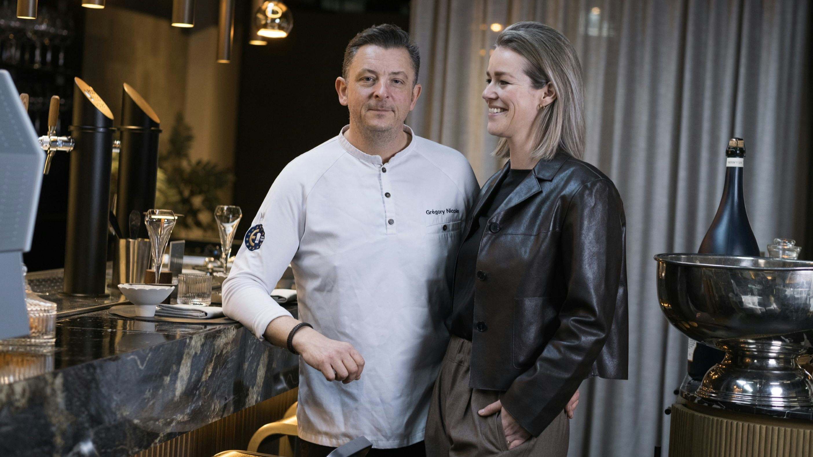 Grégory & Lieke Nicole-Creemers van Norra in Bilthoven (foto: Iwan Rutjes)