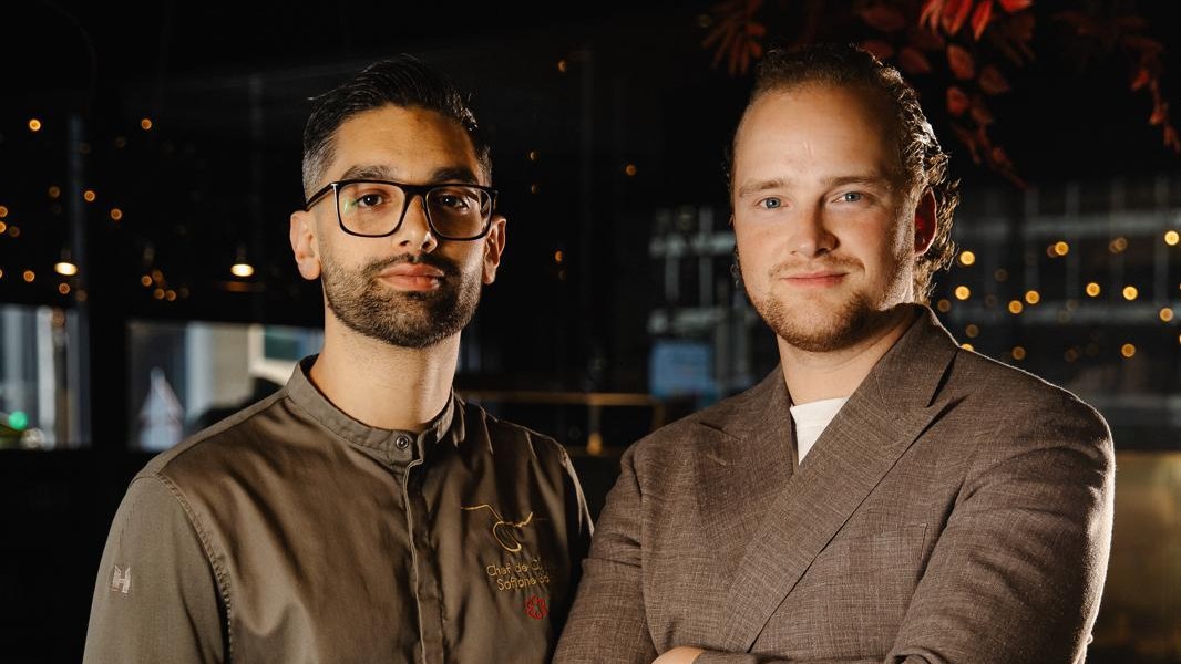 Sofiane Bons en Pieter Timmer van restaurant Joelia in Rotterdam