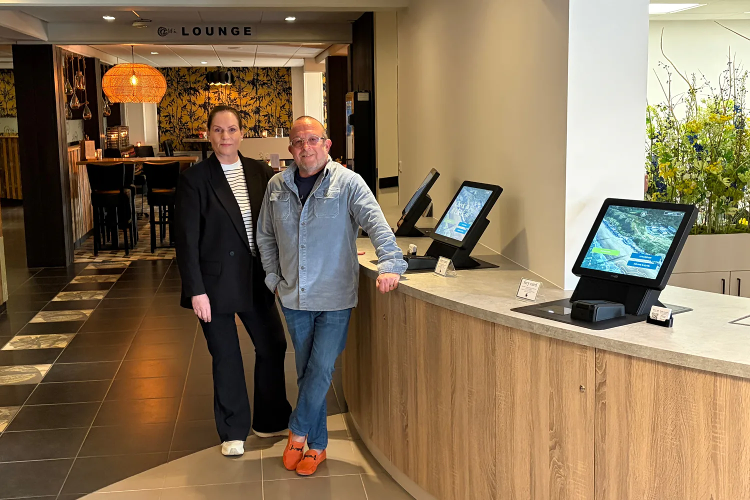 Andrea Wesdorp (links) en Jules Izeboud (rechts).