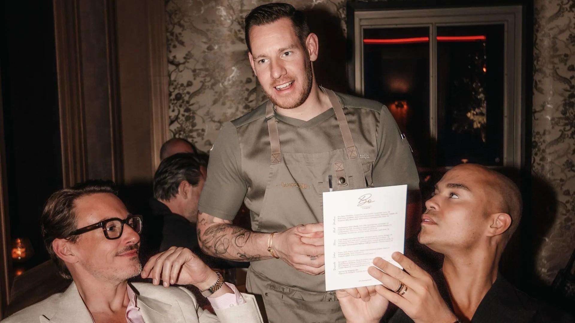 Tim Golsteijn in zijn nieuwe restaurant Bo by Bougainville