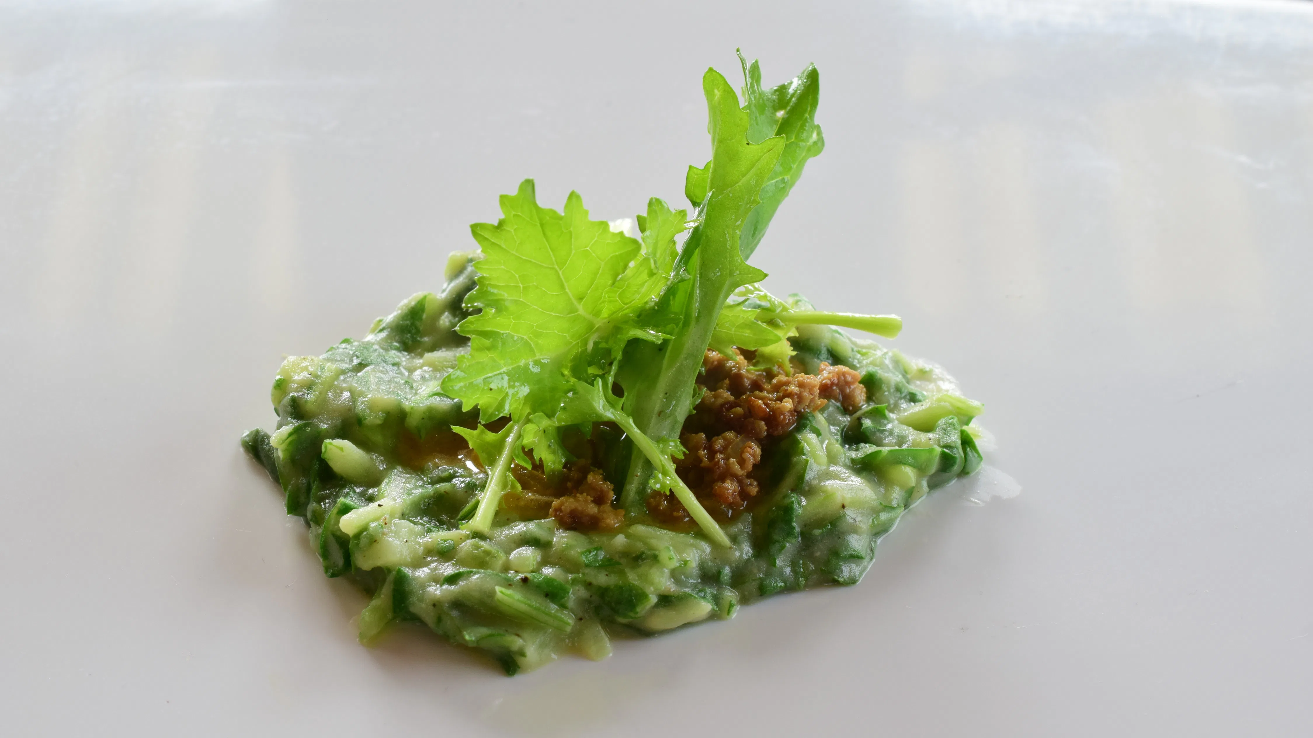 Een stamppotje van raapstelen, gemaakt door Albert Kooy