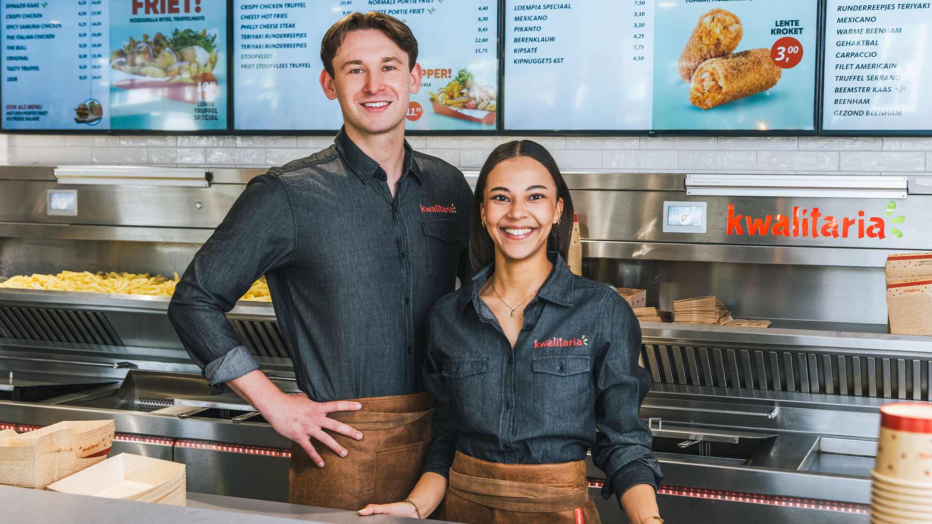 Gideon met zijn bedrijfsleider Elisha.