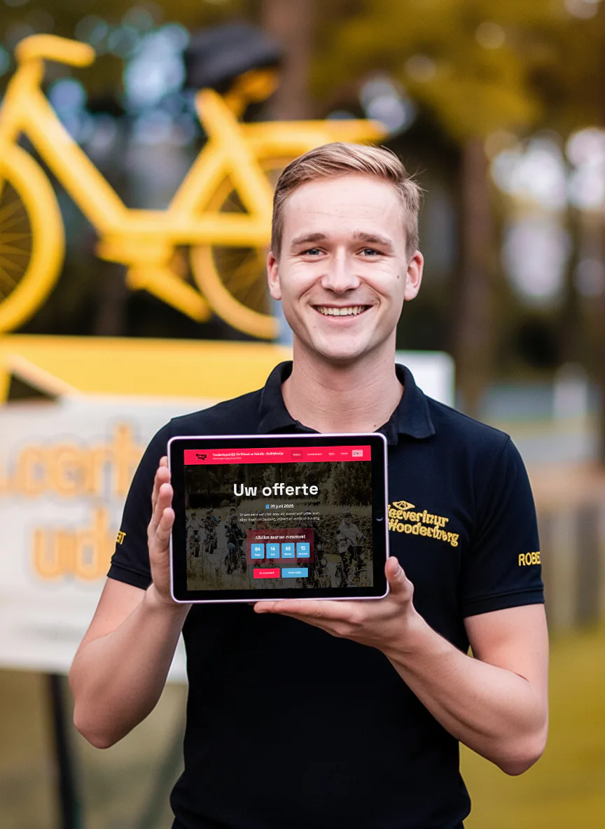 Robert van de Lagemaat, eigenaar van locatie Er Was Eens.