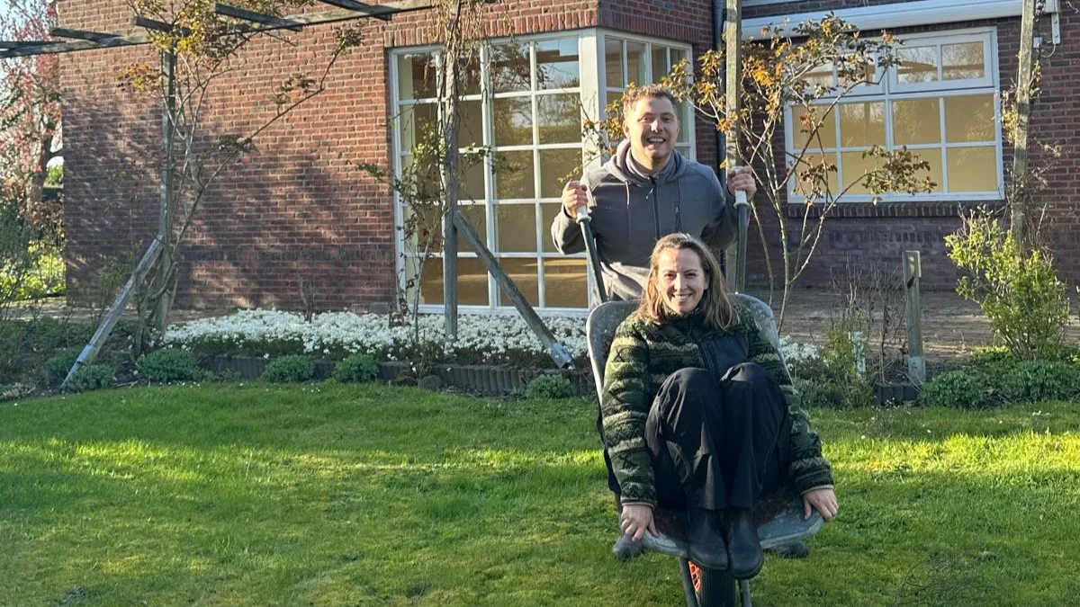 Ferdy van Rijswijk en Noëmie Haentjens van restaurant Rozewied op hun nieuwe locatie